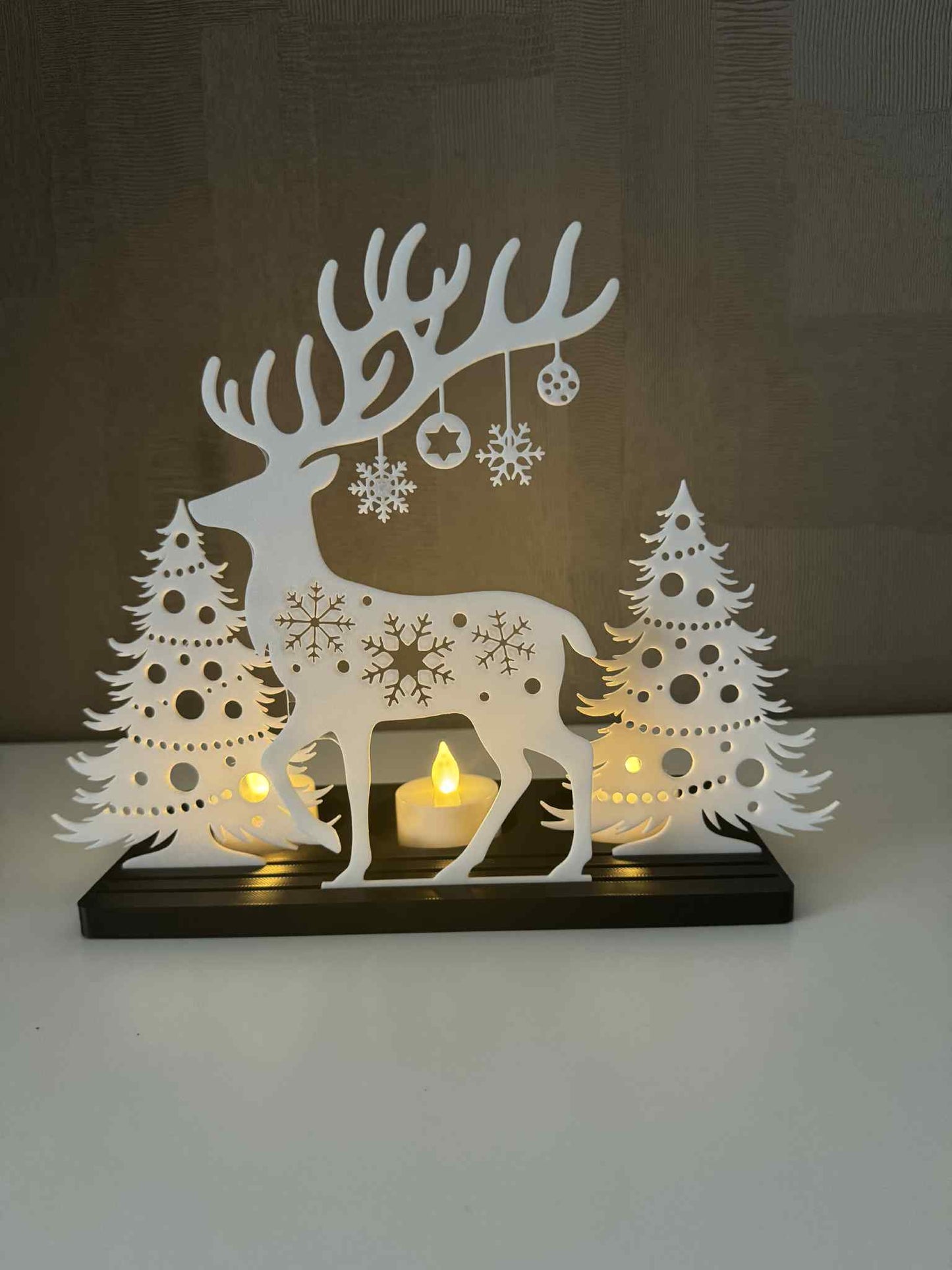 Kerst Decoratie Rendier en Kerstboom