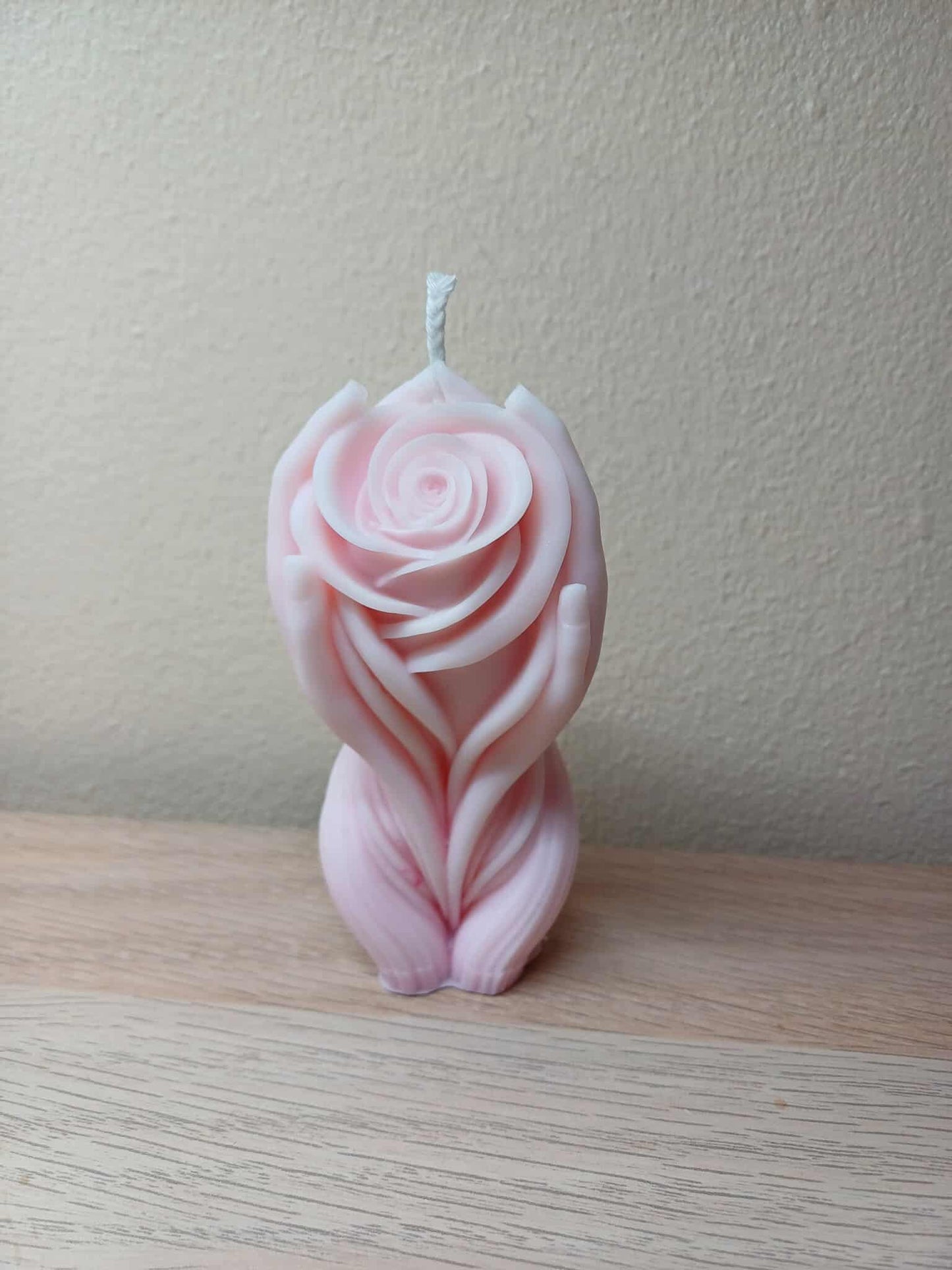 3D Flower Hands Candle