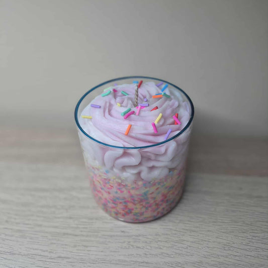 Sprinkle Happy Birthday Candle