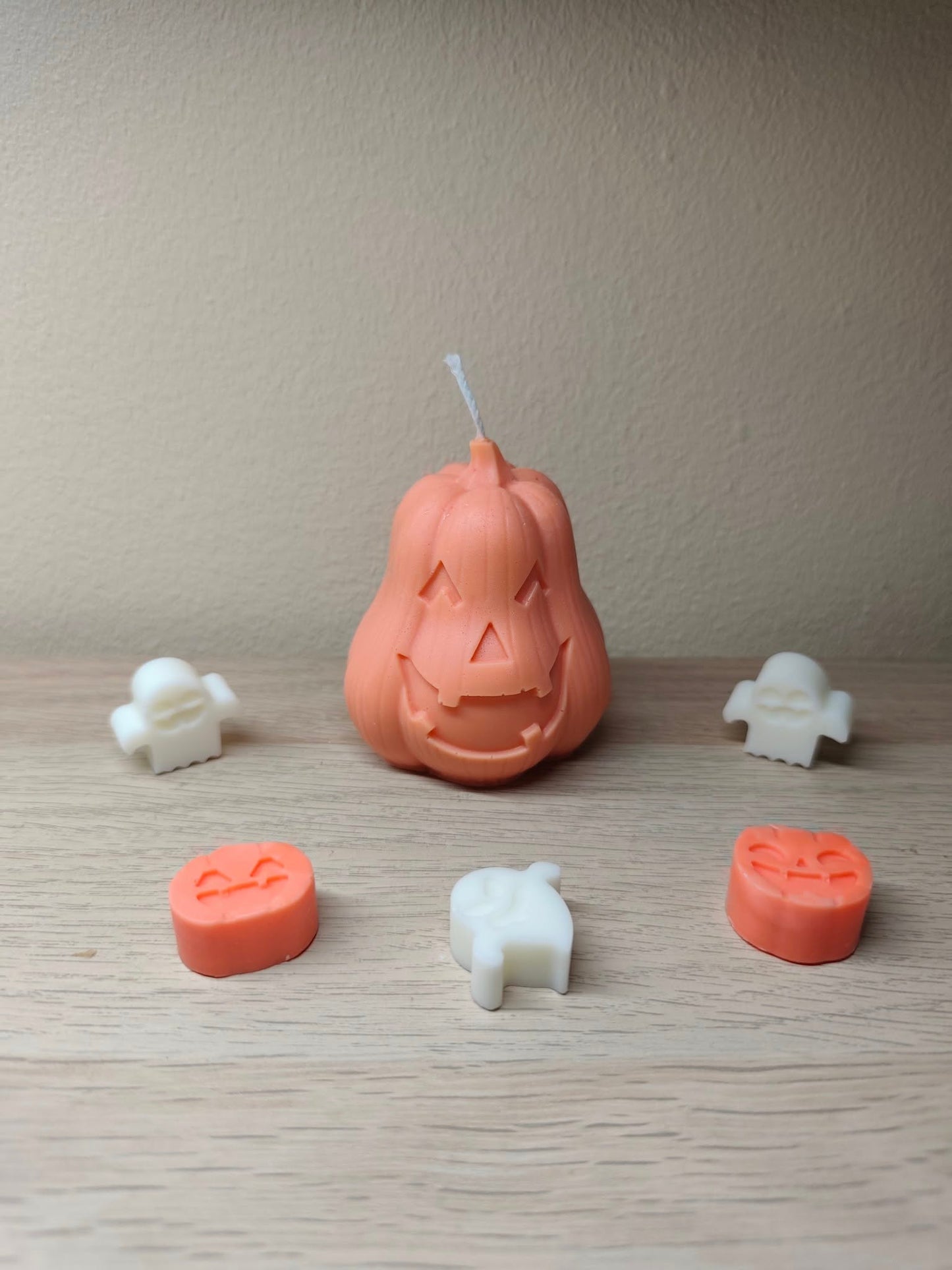 Halloween Scary Pumpkin Candle