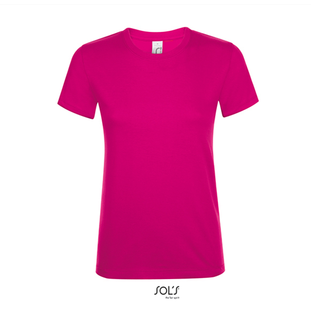 Women Ronde Hals T-schirt met bedrukking